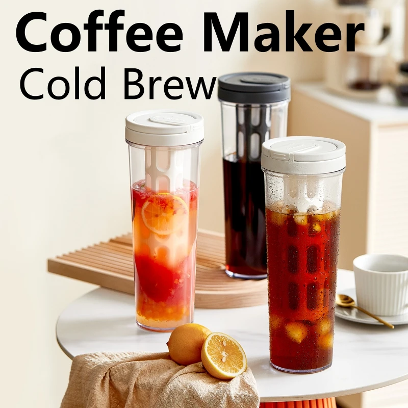 Coffee Equipment For Camping - 1L manuel soğuk demleme kahve makinesi