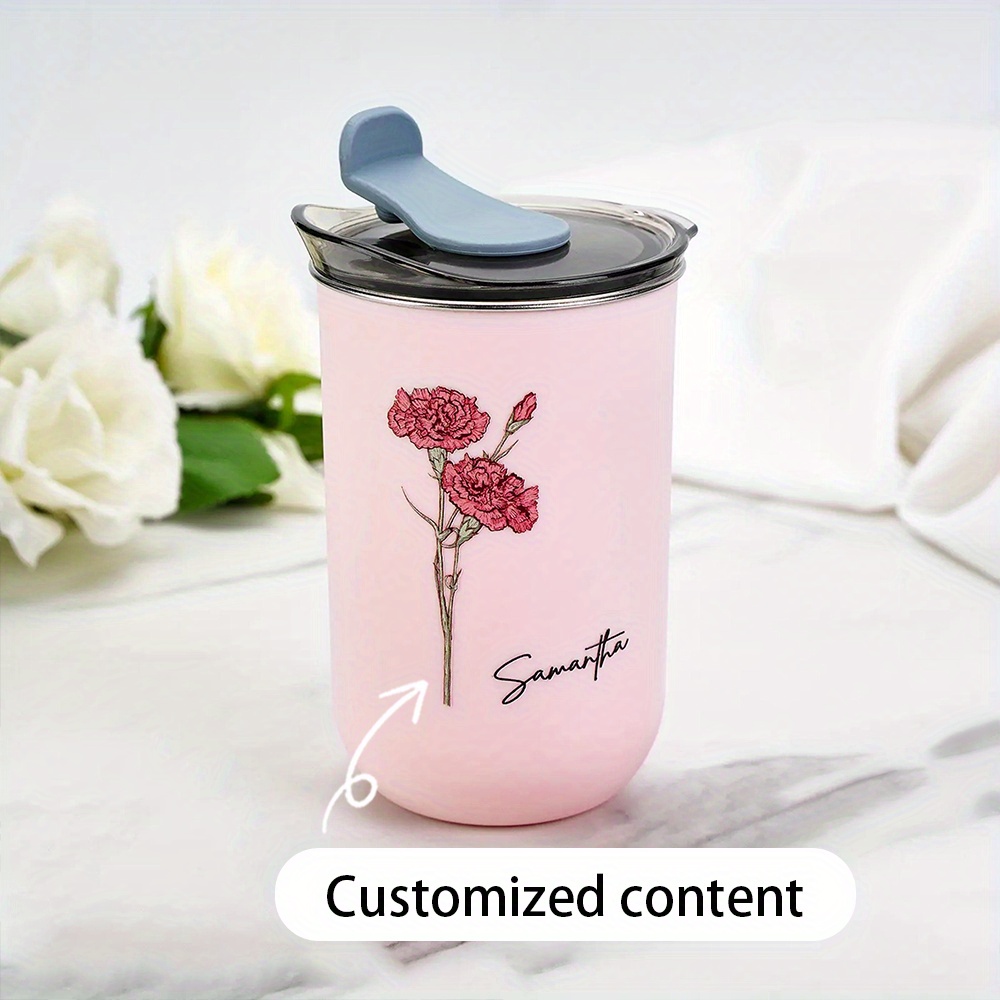 Coffee Equipment Usa - Kişiye Özel Doğum Çiçeği Baskılı Kahve