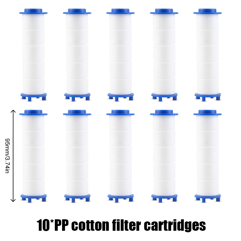 Water Filter Cartridge - 5/10 adet duş filtresi su basıncını